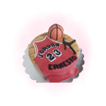 pastel baloncesto