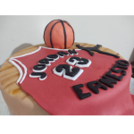 pastel baloncesto